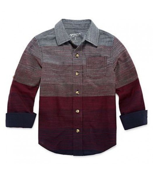 Arizona Grey With Red Stripe L/S Shirt 
